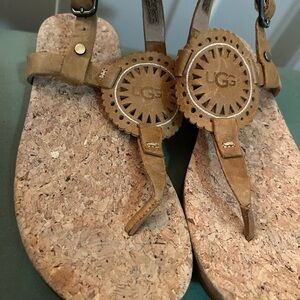UGG Brown Cork Sandals for Women🔥🔥